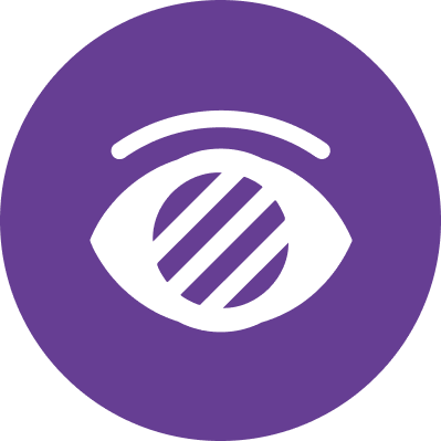 Glaucoma eye icon